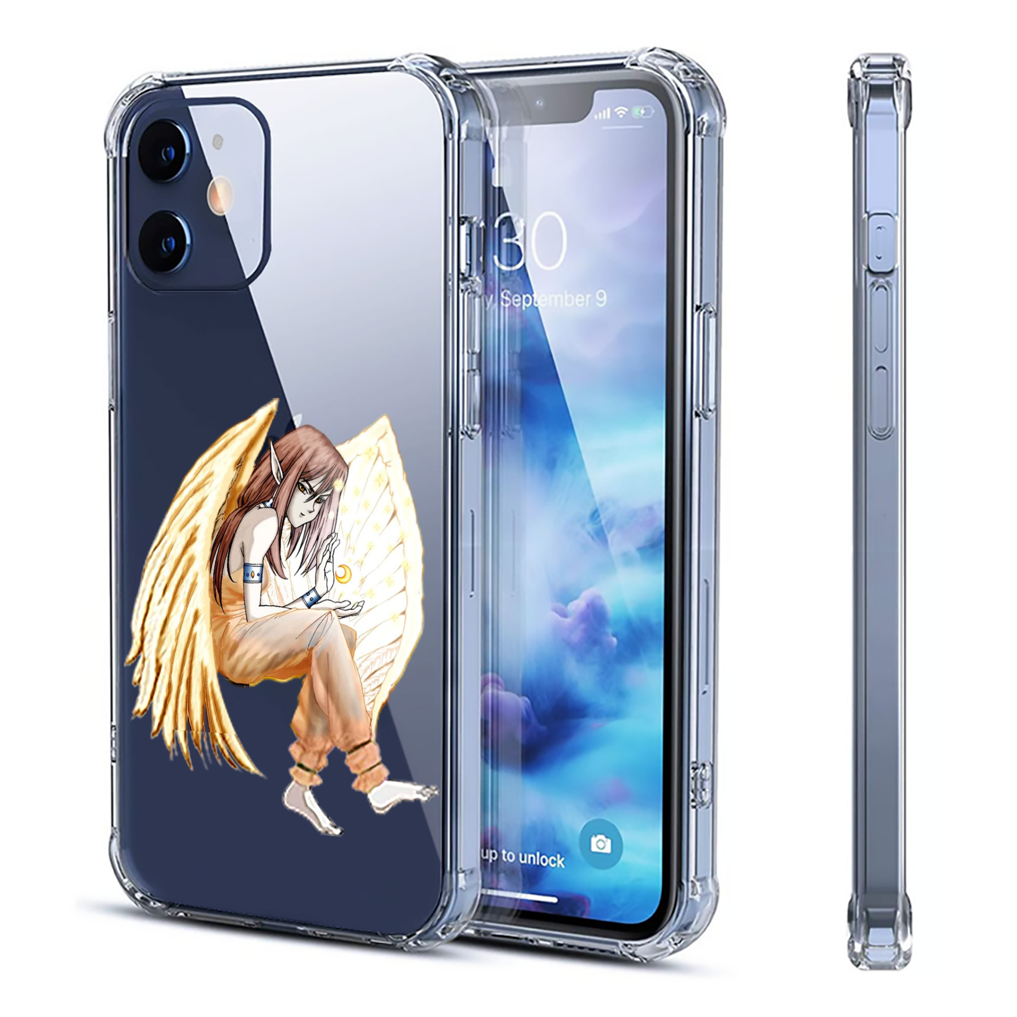 （画像用） 遊☆戯☆王 Yu-Gi-Oh! 【iPhone 12シリーズ対応】透明スマホケース（クリアソフトケース）